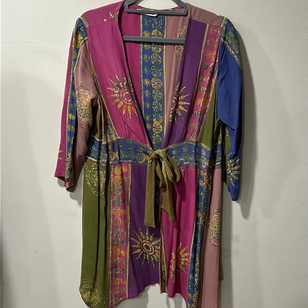 Soft Surroundings - Carnival Batik Topper Duster - Picture 2 of 9